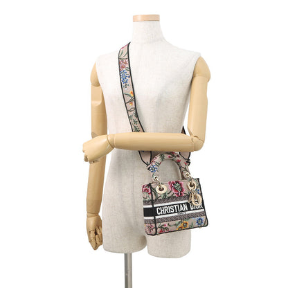 Dior Lady D-LITE 2way Bag Jasmin FlowerMulticolorM0500OEAU Canvas Size Mini