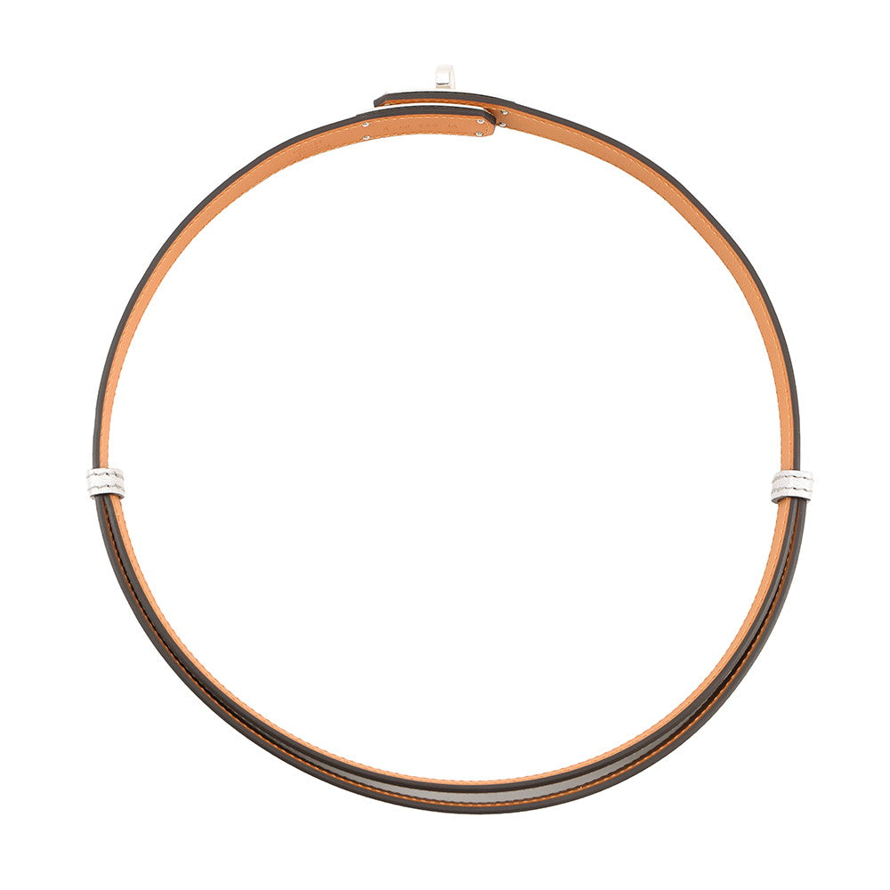 HERMES Kelly Belt Argent Chevre Shamqila