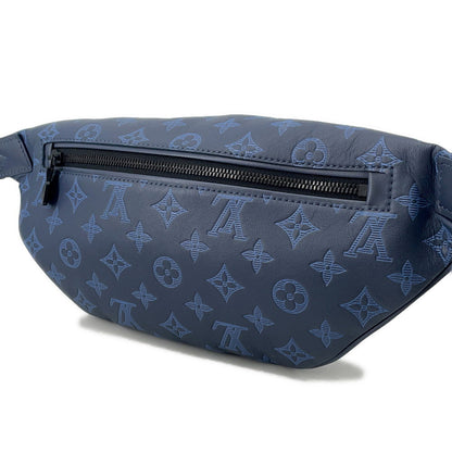 LOUIS VUITTON Discovery・Bumbag Noir/Navy BlueM45729 Monogram Shadow Size PM