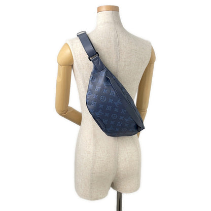 LOUIS VUITTON Discovery・Bumbag Noir/Navy BlueM45729 Monogram Shadow Size PM