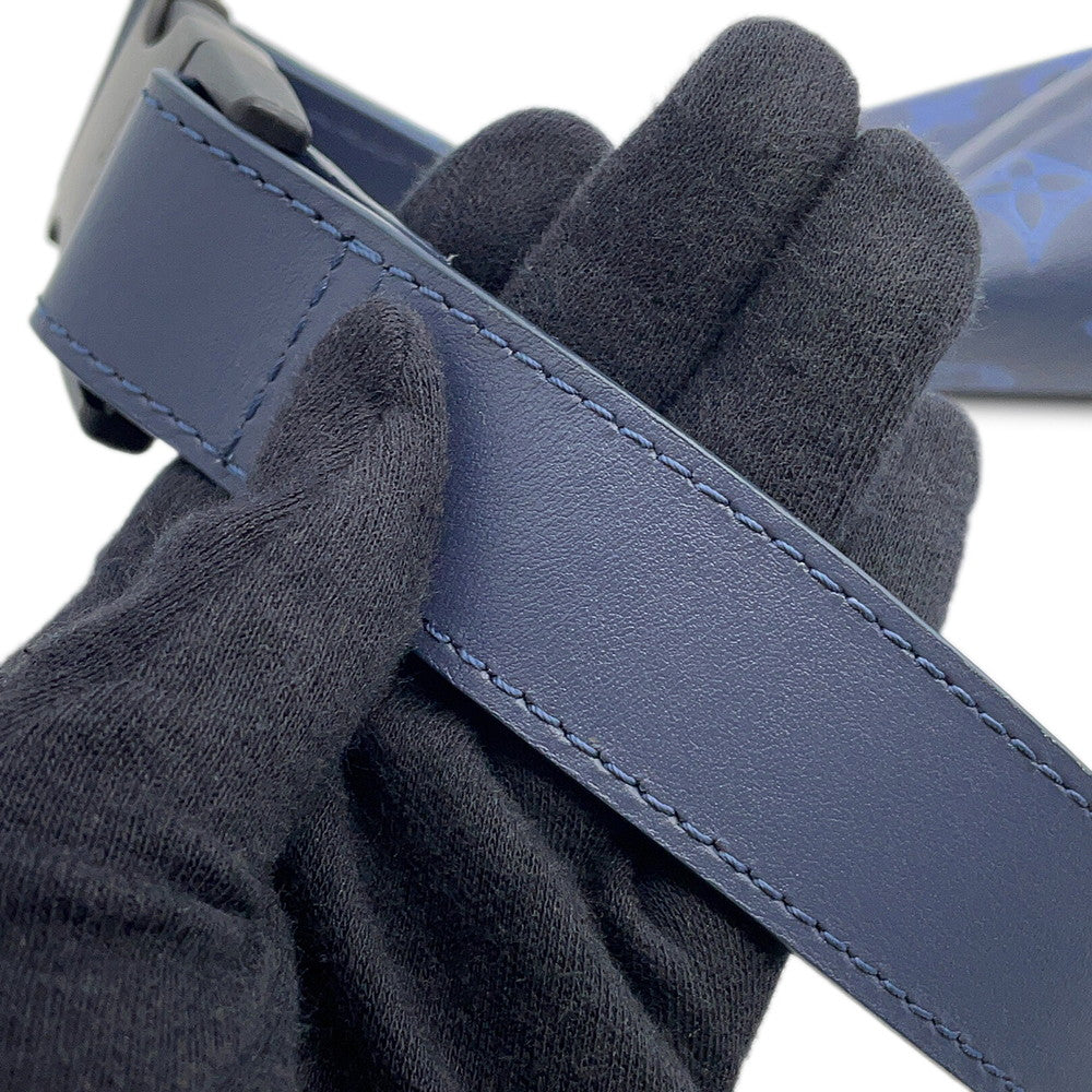 LOUIS VUITTON Discovery・Bumbag Noir/Navy BlueM45729 Monogram Shadow Size PM