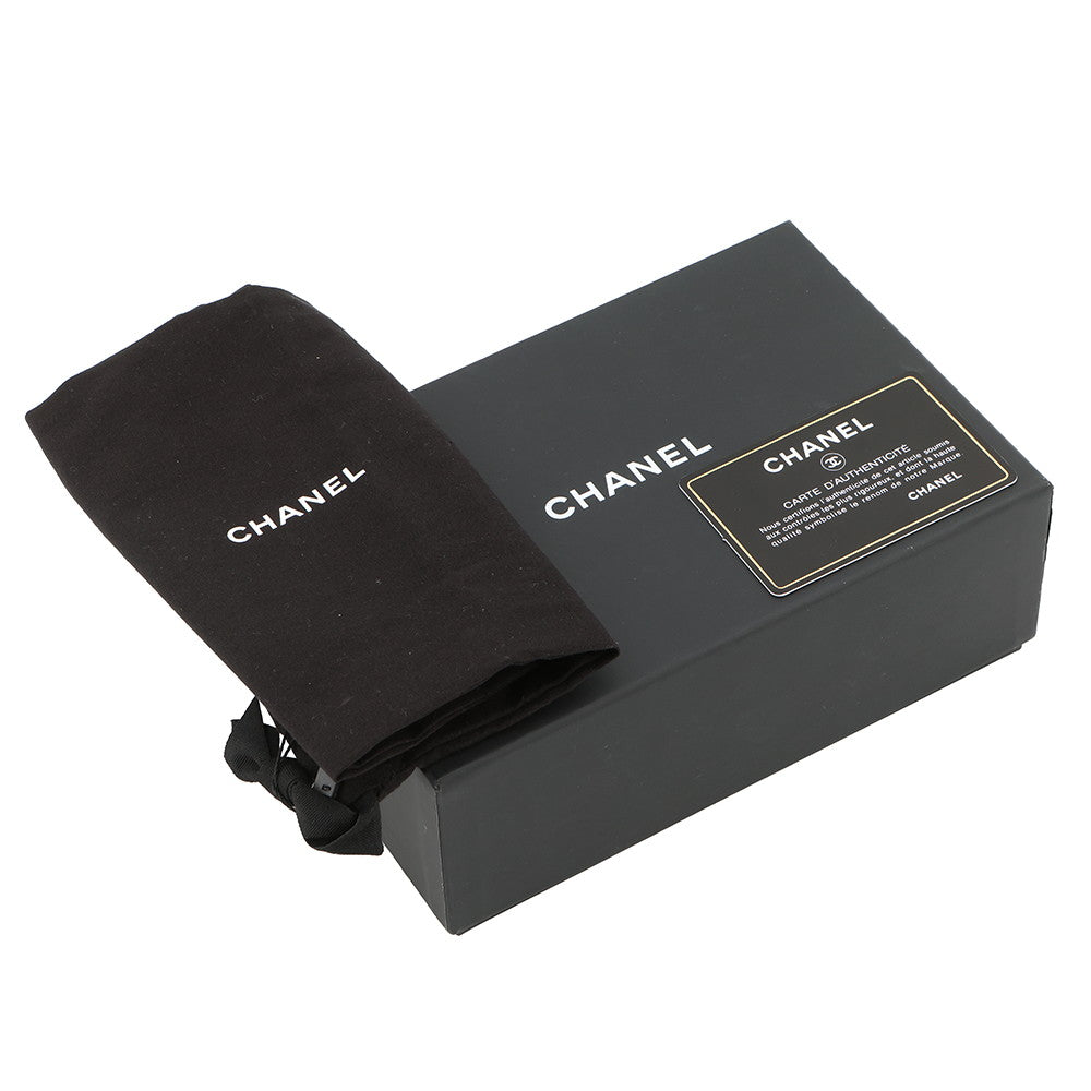 CHANEL Matelasse Chain Vanity Bag Light GreenAP2502 Caviar Leather Size Small