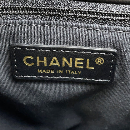 CHANEL Chain Shoulder Bag with Matelasse Pouch BlackAS3946 Lambskin