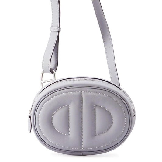 HERMES In the Loop Body Bag Green Pantan Swift Leather