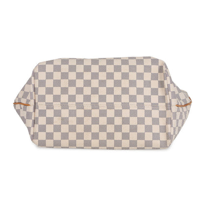 LOUIS VUITTON Plan Soleil Cabas BeigeN41179 Damier Azur Size PM