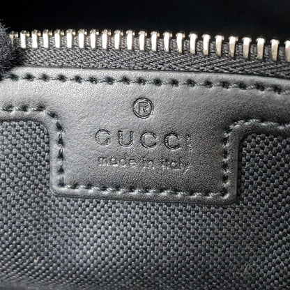 GUCCI GG Supreme Travel Bag Black/Gray478323 GG Supreme Leather