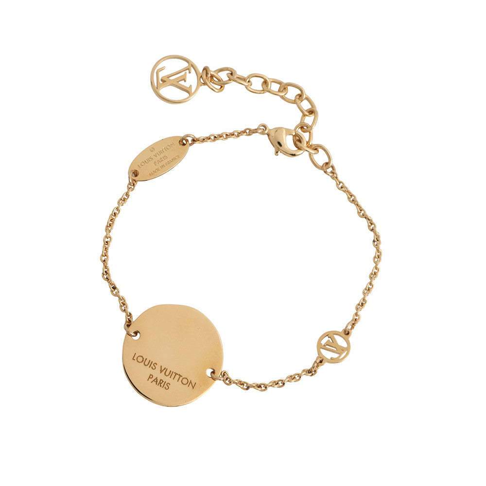 LOUIS VUITTON Louis in the Sky Dog Bracelet GoldM67350 Metal