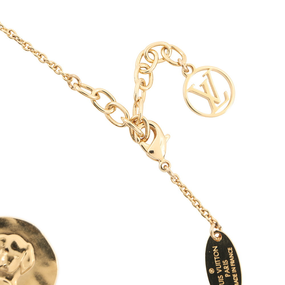 LOUIS VUITTON Louis in the Sky Dog Bracelet GoldM67350 Metal
