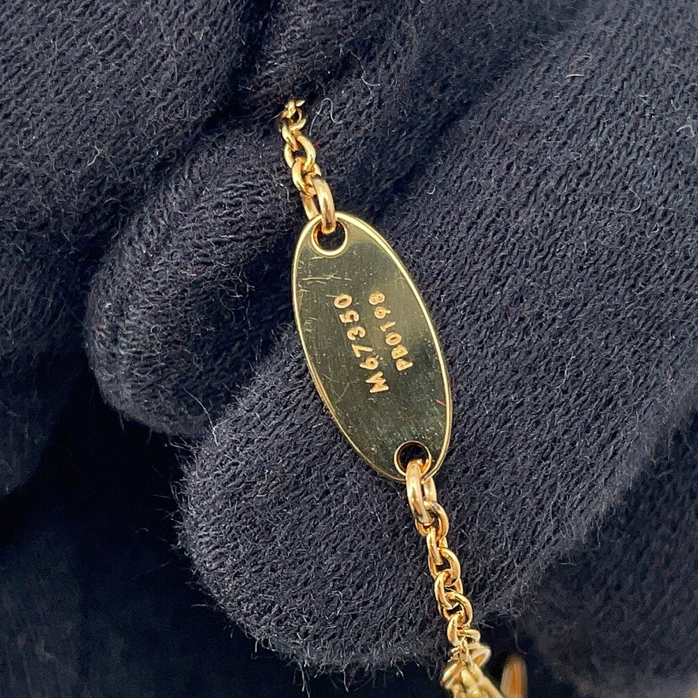 LOUIS VUITTON Louis in the Sky Dog Bracelet GoldM67350 Metal