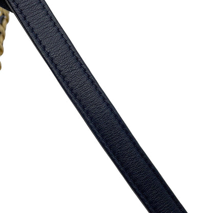 CHANEL Matelasse Chain Top Handle 2-Way Bag NavyAS1749 Lambskin