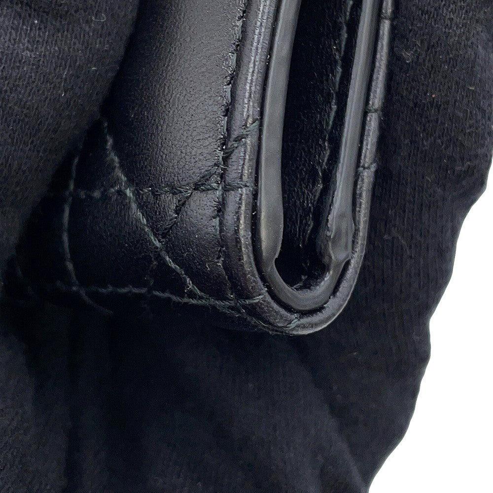 Dior Cannage My Dior Violet Wallet BlackS6029ONMJ Lambskin