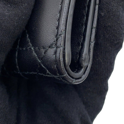 Dior Cannage My Dior Violet Wallet BlackS6029ONMJ Lambskin