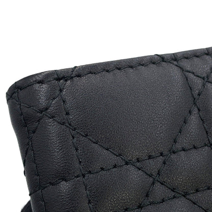 Dior Cannage My Dior Violet Wallet BlackS6029ONMJ Lambskin