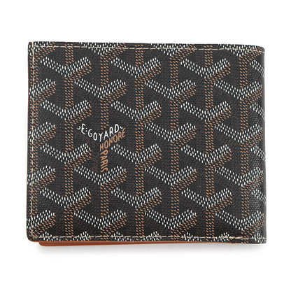 GOYARD Herringbone Saint-Florentin Bifold Wallet Black/BrownAPM110 PVC/Leather