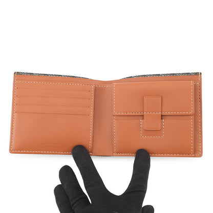 GOYARD Herringbone Saint-Florentin Bifold Wallet Black/BrownAPM110 PVC/Leather