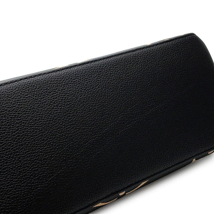 LOUIS VUITTON Petit Palais Noir/BeigeM58913 Bicolor Monogram Empreinte Leather Size PM