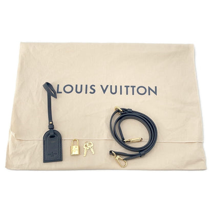 LOUIS VUITTON Petit Palais Noir/BeigeM58913 Bicolor Monogram Empreinte Leather Size PM