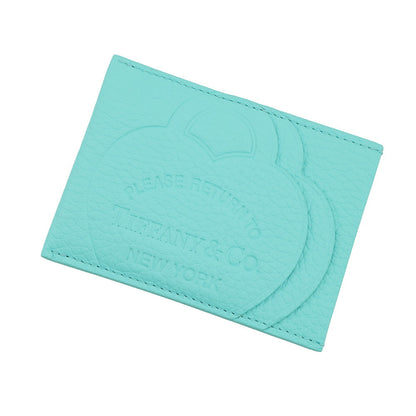 TIFFANY&Co. Return to TIFFANY & Co. Card Case TIFFANY&Co.Blue72019954 Leather