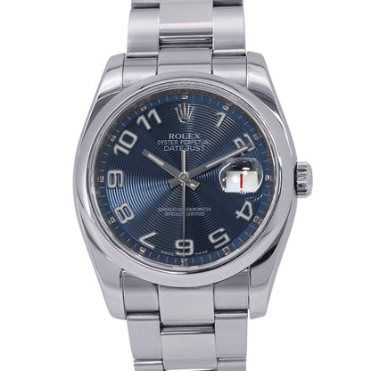 ROLEX Datejust W36mm Stainless Steel blue concentric Dial116200