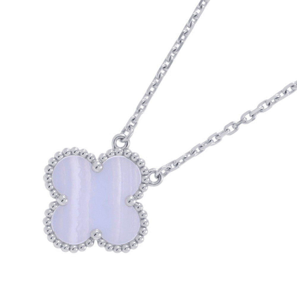 Van Cleef & Arpels Vintage Alhambra PendantVCARD34900 18K White Gold