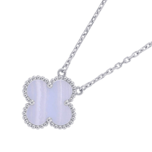 Van Cleef & Arpels Vintage Alhambra PendantVCARD34900 18K White Gold