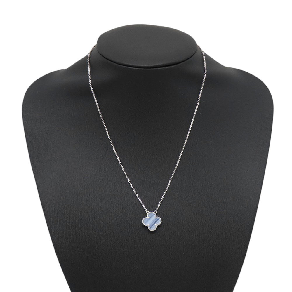 Van Cleef & Arpels Vintage Alhambra PendantVCARD34900 18K White Gold