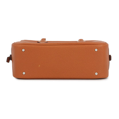 HERMES Plume Cognac Epsom Size Mini