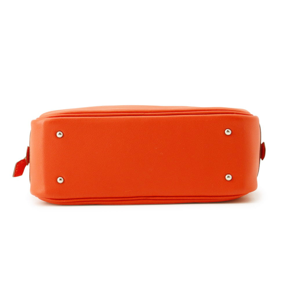 HERMES Plume Capucines Swift Leather Size Mini