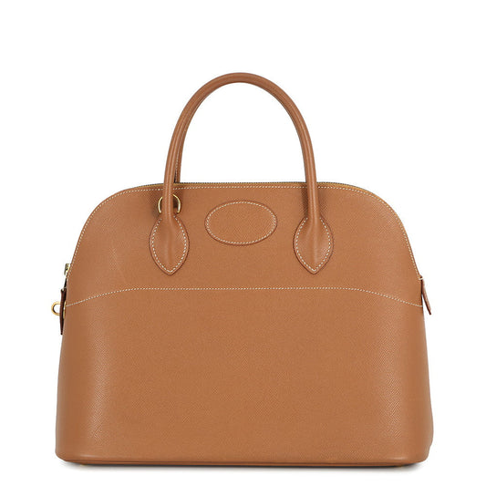 HERMES Bolide Gold Courchevel Size 35
