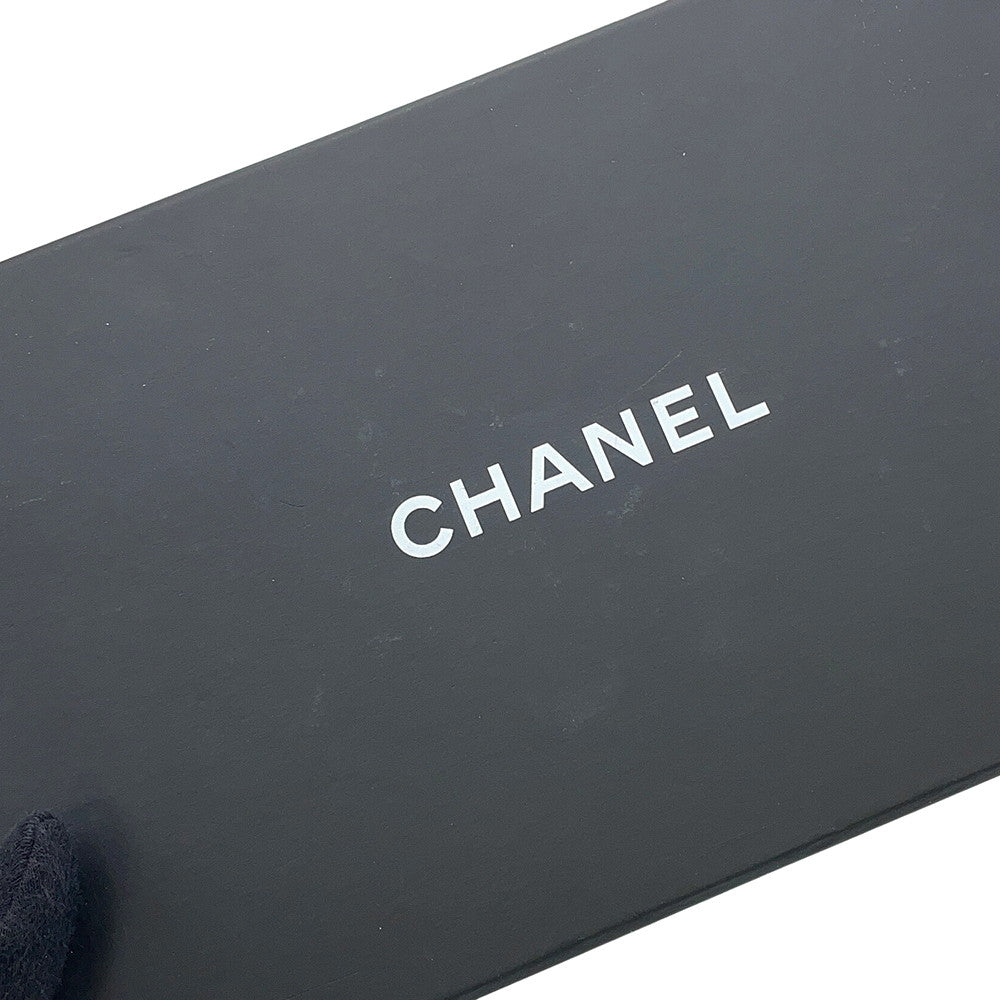 CHANEL Matelasse Chain belt bag Black/Beige/Silver Lambskin Size Mini