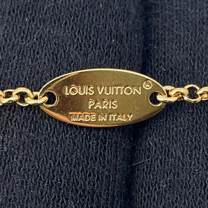 LOUIS VUITTON Bracelet Lady LV DoreM1683A Metal strass