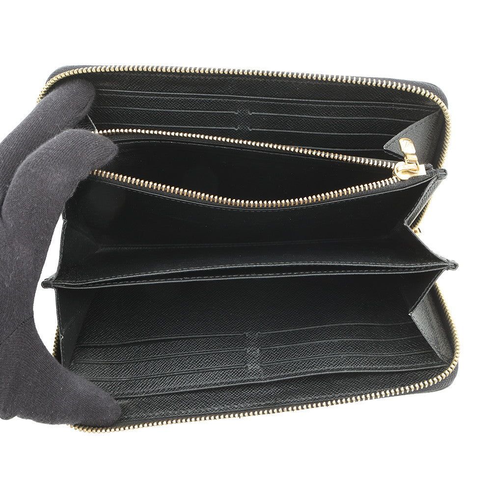 LOUIS VUITTON Zippy Wallet NoirM61857 Epi Leather