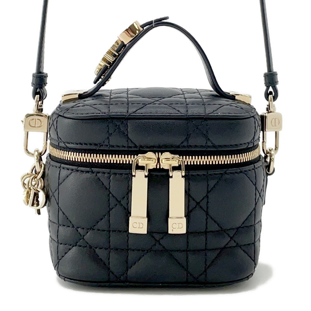 Dior Lady Dior Vanity BlackM0505OWEV Lambskin Size micro