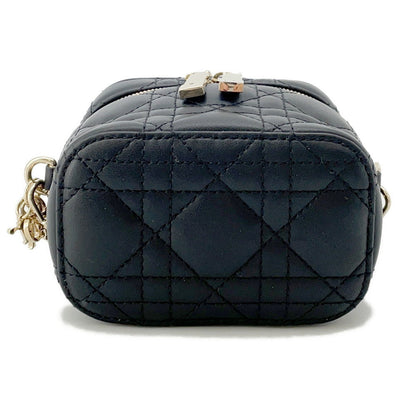 Dior Lady Dior Vanity BlackM0505OWEV Lambskin Size micro