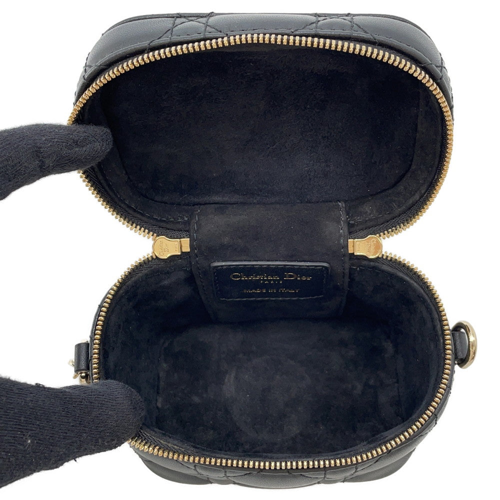 Dior Lady Dior Vanity BlackM0505OWEV Lambskin Size micro