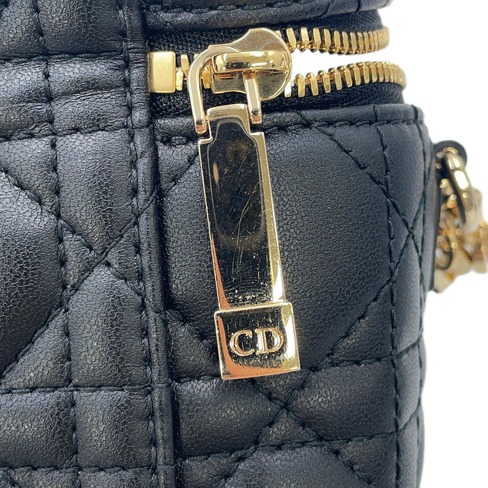 Dior Lady Dior Vanity BlackM0505OWEV Lambskin Size micro