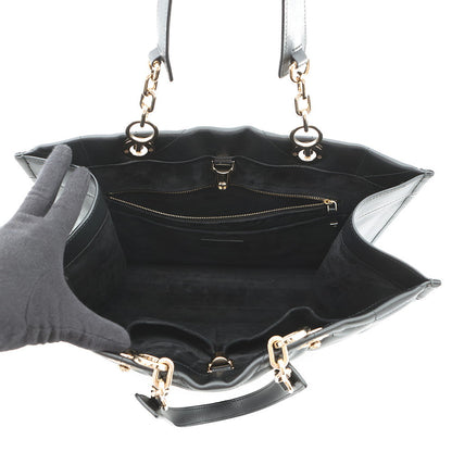 Dior Archi Cannage Essential Tote Bag BlackM8721OZVJ Calf Leather Size Medium