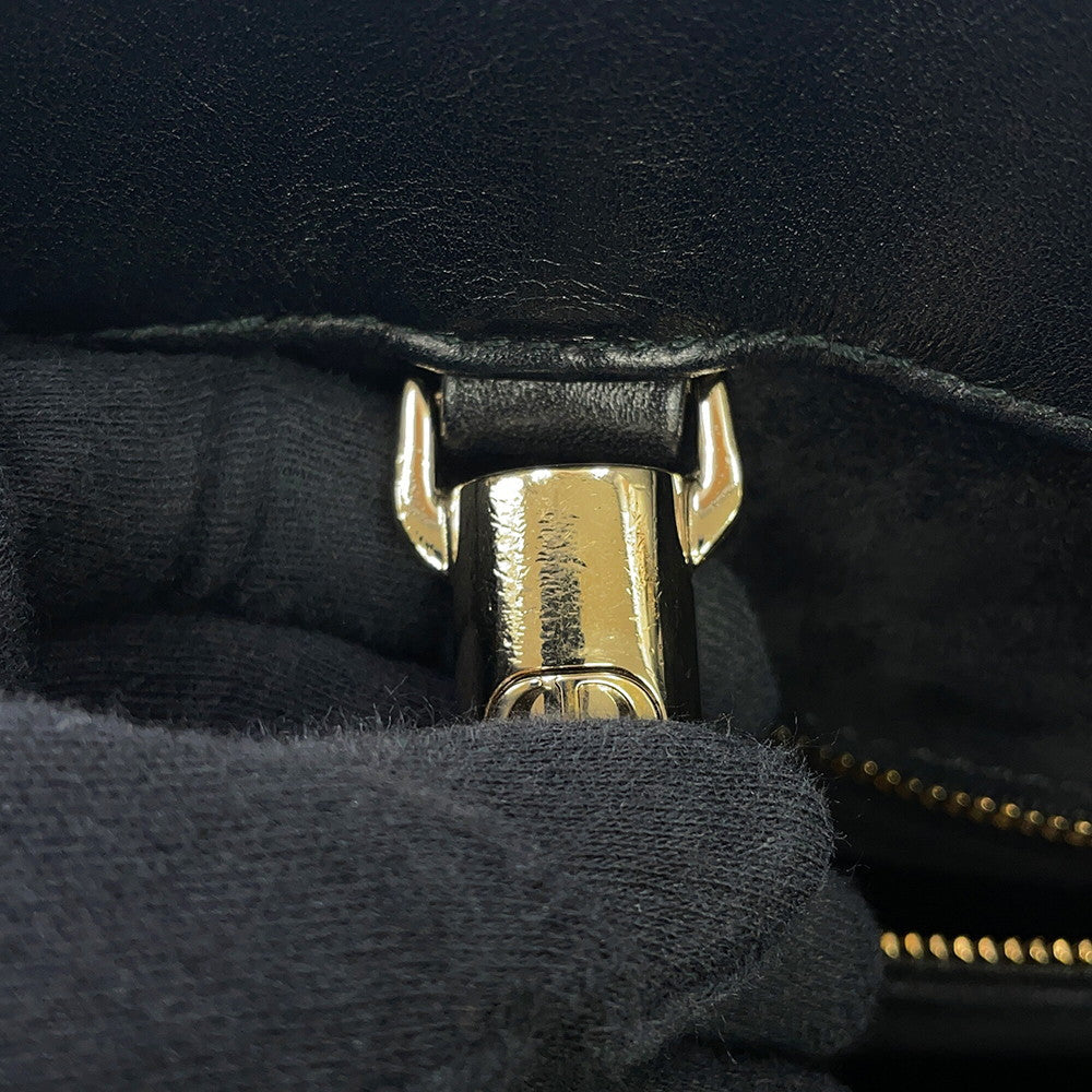 Dior Archi Cannage Essential Tote Bag BlackM8721OZVJ Calf Leather Size Medium