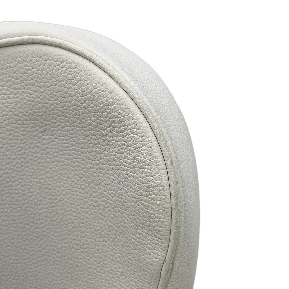 Dior Saddle bag White Leather Canvas