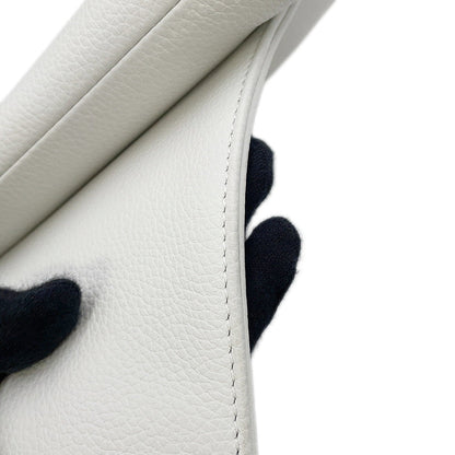 Dior Saddle bag White Leather Canvas