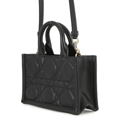 Dior Macrocannage Book Tote BlackS5573OWHP Calf Leather Size Mini