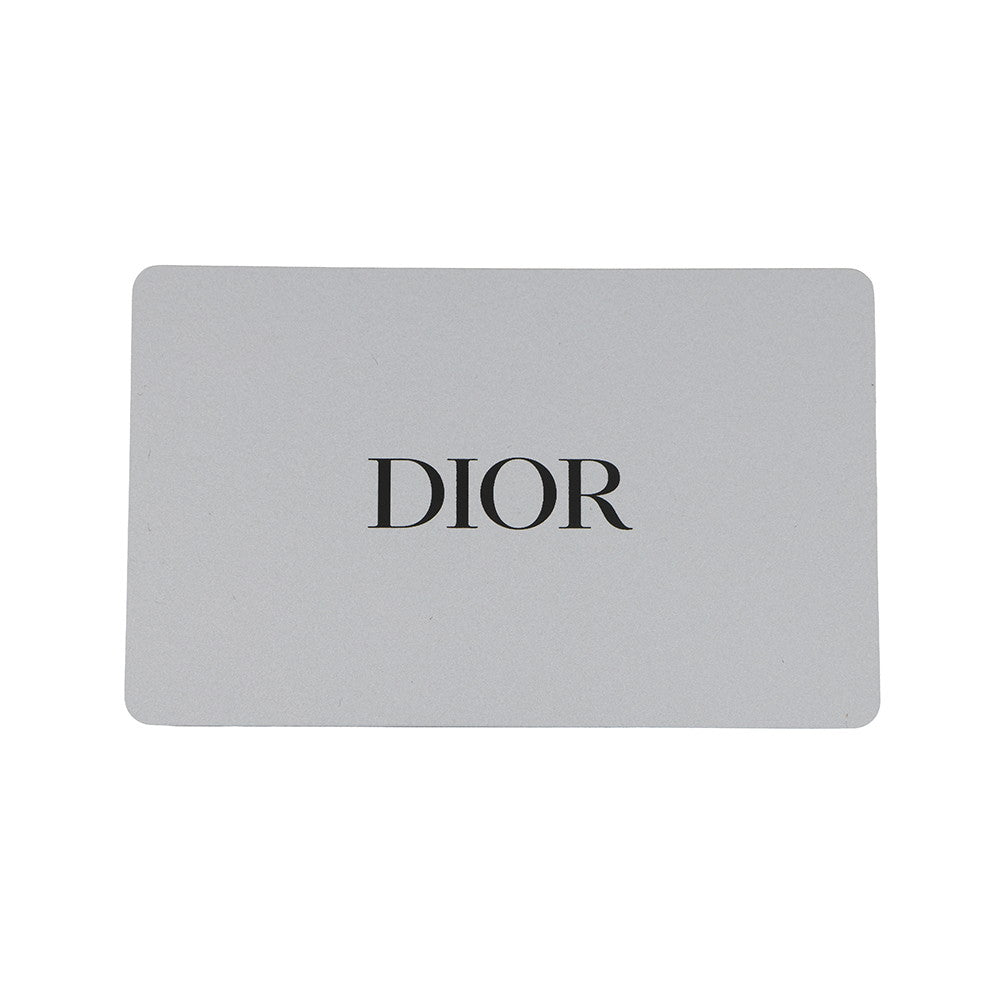 Dior Macrocannage Nomade Pouch BlueS5553OMIG Lamb Leather Size Small