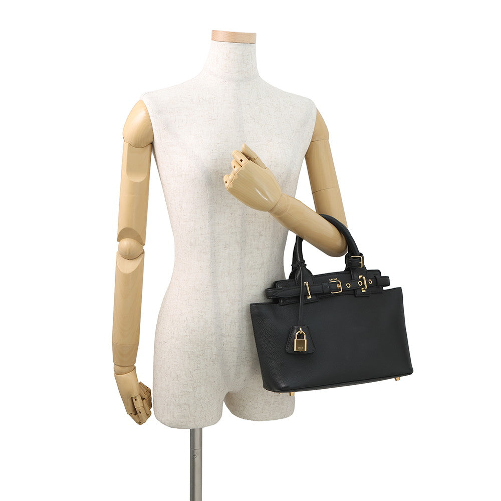 CELINE Teen Conti Handbag Black114543 Leather