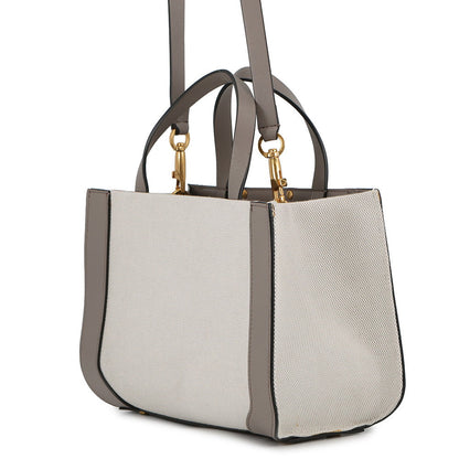 Valentino Garavani V Logo Handbag White/Gray2W0B0K96YJH Canvas Leather