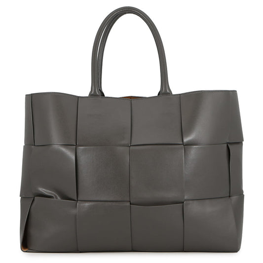Bottega Veneta Maxi INTRECCIATO The Arcotote Gray608608 Leather Size Large