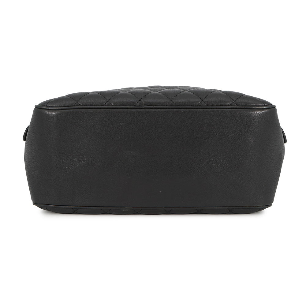 CHANEL Matelasse 2wayBag Black Lambskin