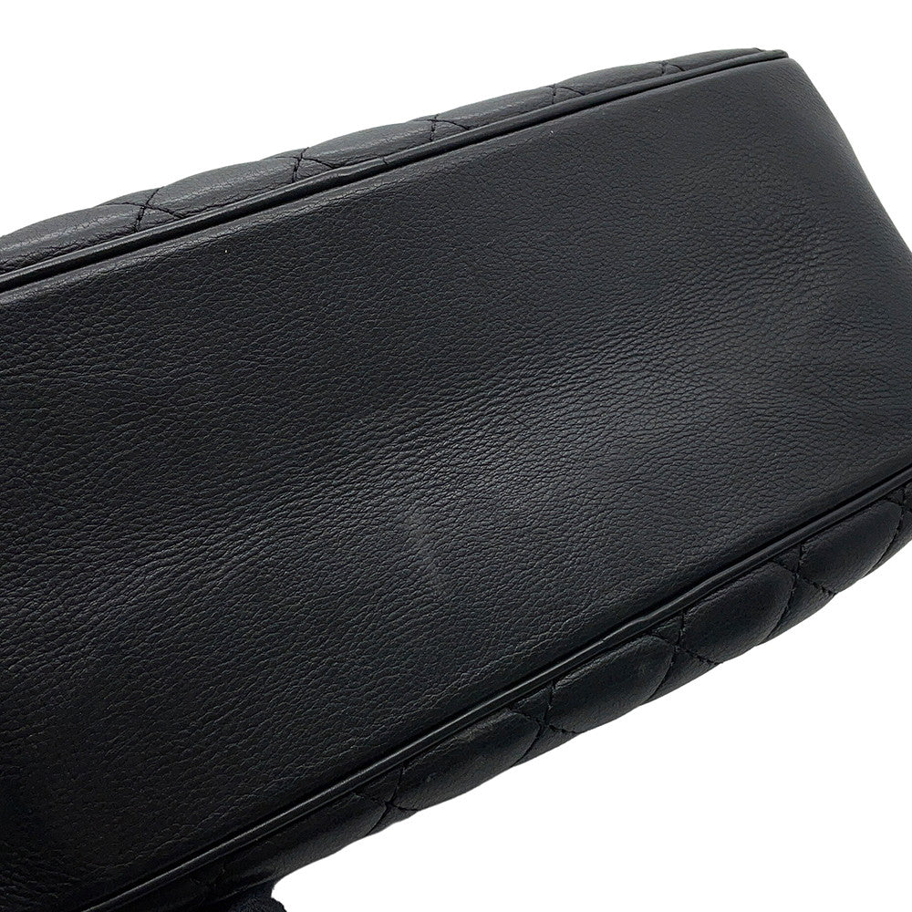 CHANEL Matelasse 2wayBag Black Lambskin