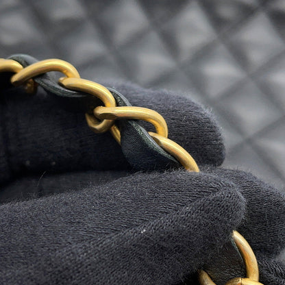 CHANEL Matelasse 2wayBag Black Lambskin