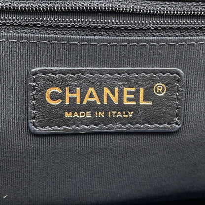 CHANEL Matelasse 2wayBag Black Lambskin