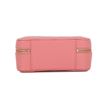 CHANEL Matelasse Vanity 2way Bag PinkAS3318 Lambskin